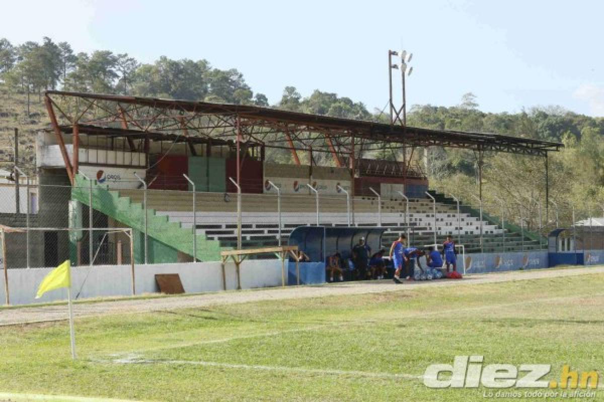 Las condiciones en las que se encuentra el estadio Argelio Sabillón, casa del Real Juventud