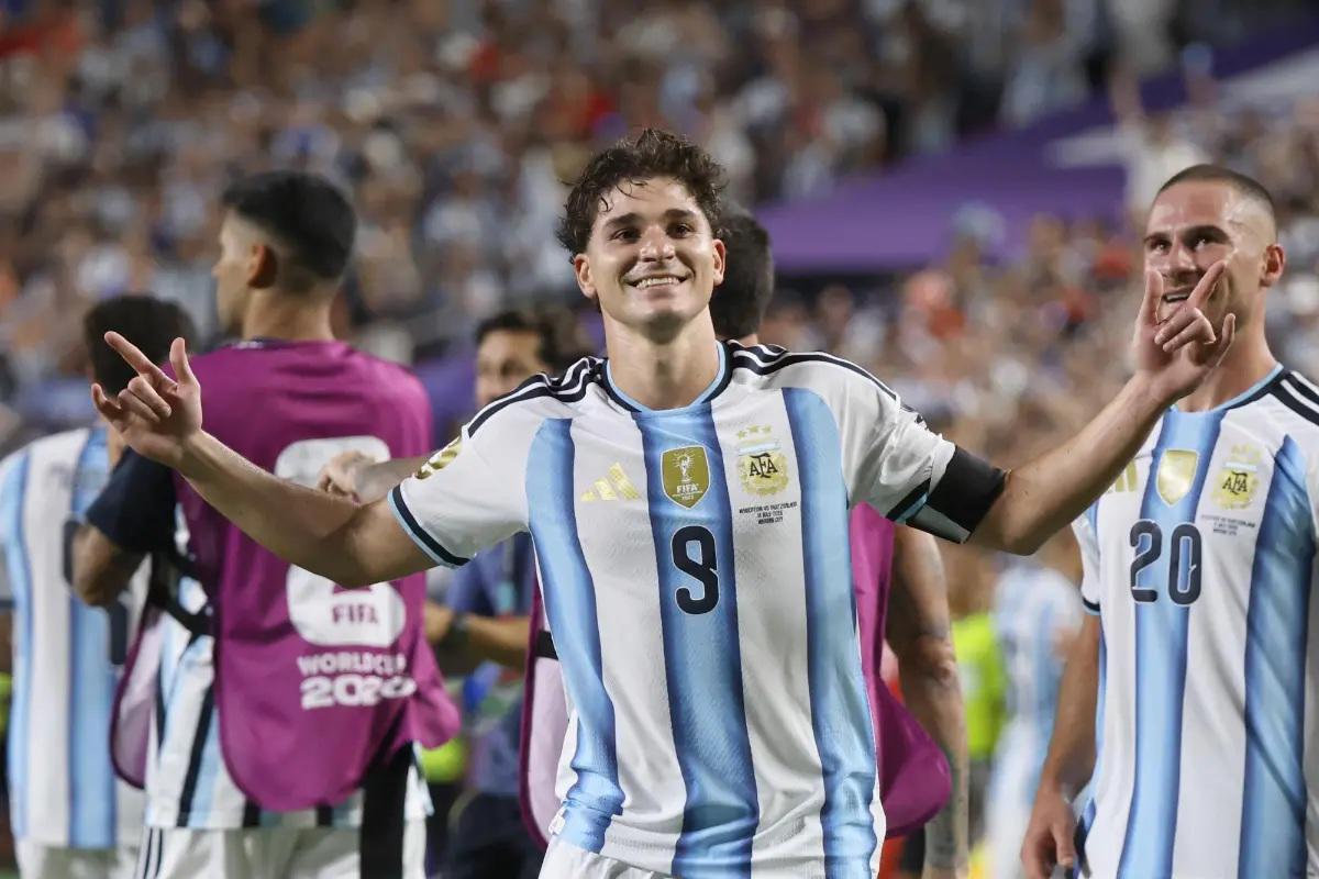 Alineación de Argentina para ser bicampeón del Mundial en la cara de España