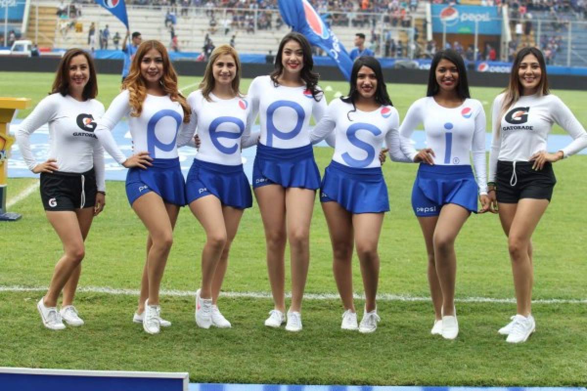 FOTOS: La belleza que impactó en la gran final entre Motagua y Marathón