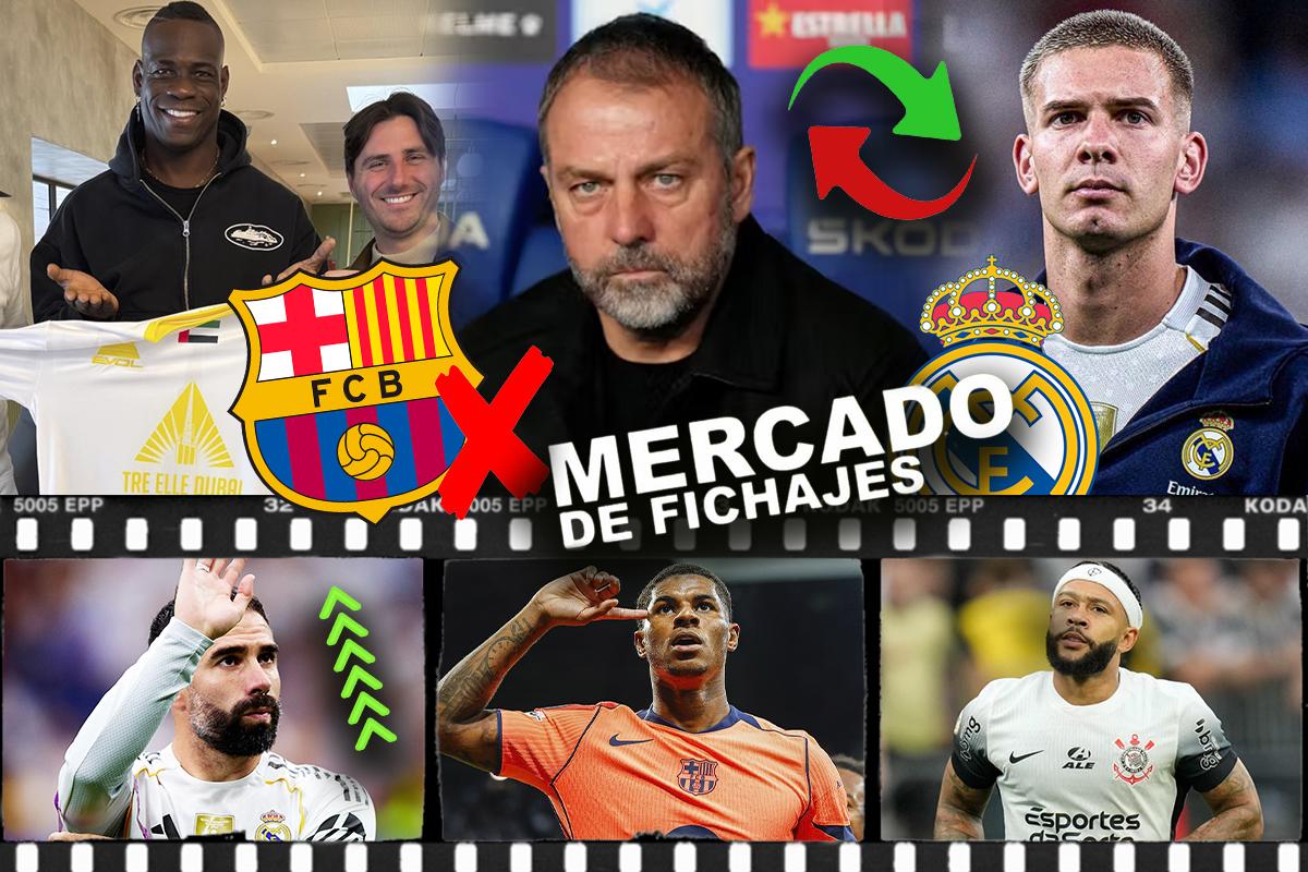 Flick lo pone en venta y la decisión con Rashford; Balotelli sorprende con su nuevo club y ellos van por Mastantuono