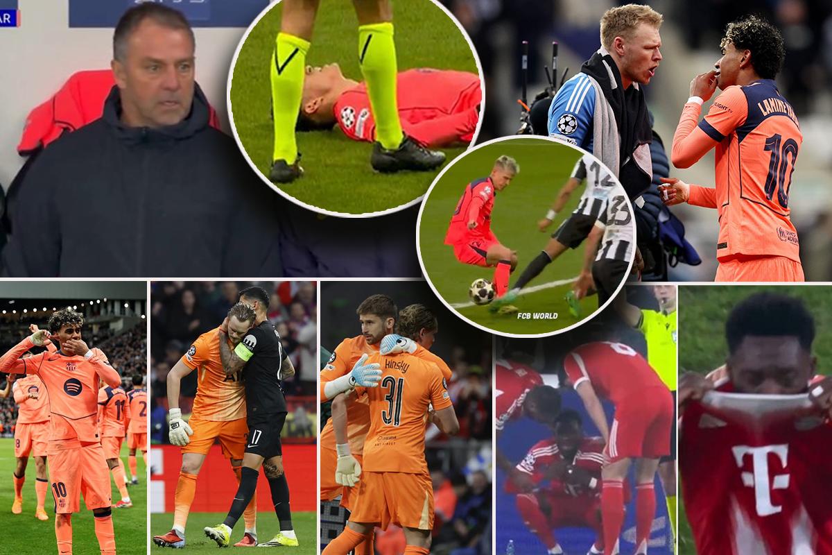 El penal milagroso del Barcelona y futbolista se rompe; lo sacaron del partido tras recibir tres goles en 15 minutos