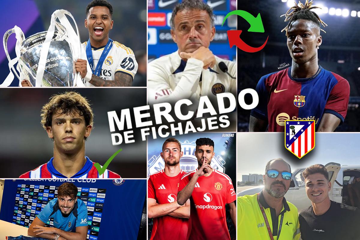 Nico Williams agita el mercado de fichajes y la oferta de 60 millones por Joao Félix; PSG pone en venta a tres jugadores