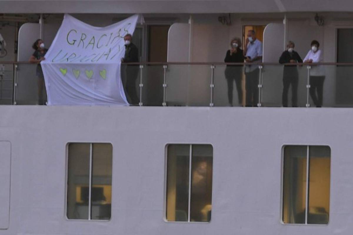 Greg Mortimer, el crucero que atracó en Montevideo con más de 100 casos de coronavirus