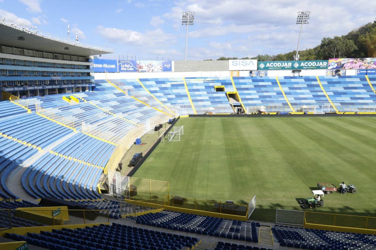 ¡Remodelado y embellecido por Messi! Así luce el Estadio Cuscatlán para la visita del Inter Miami a El Salvador