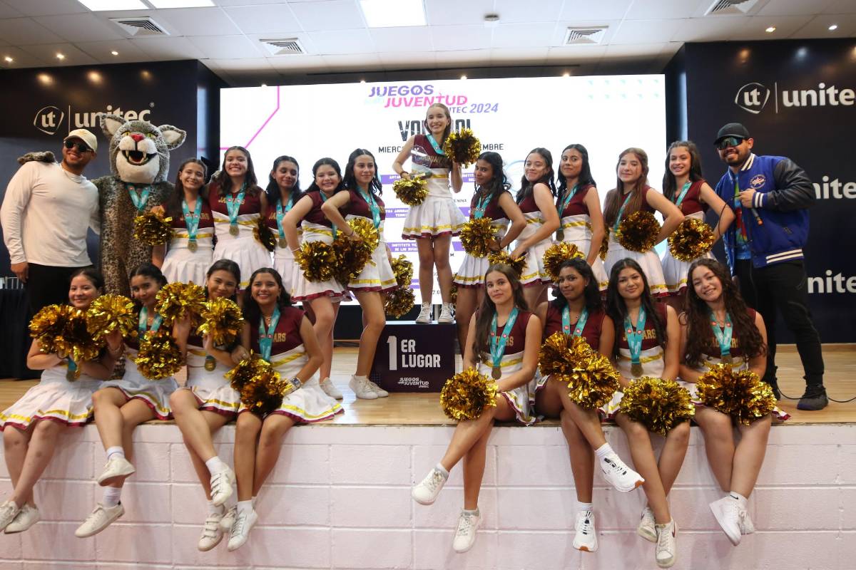 UNITEC vivió una gran fiesta con el lanzamiento de los Juegos de la Juventud; las cheerleading se roboron el show