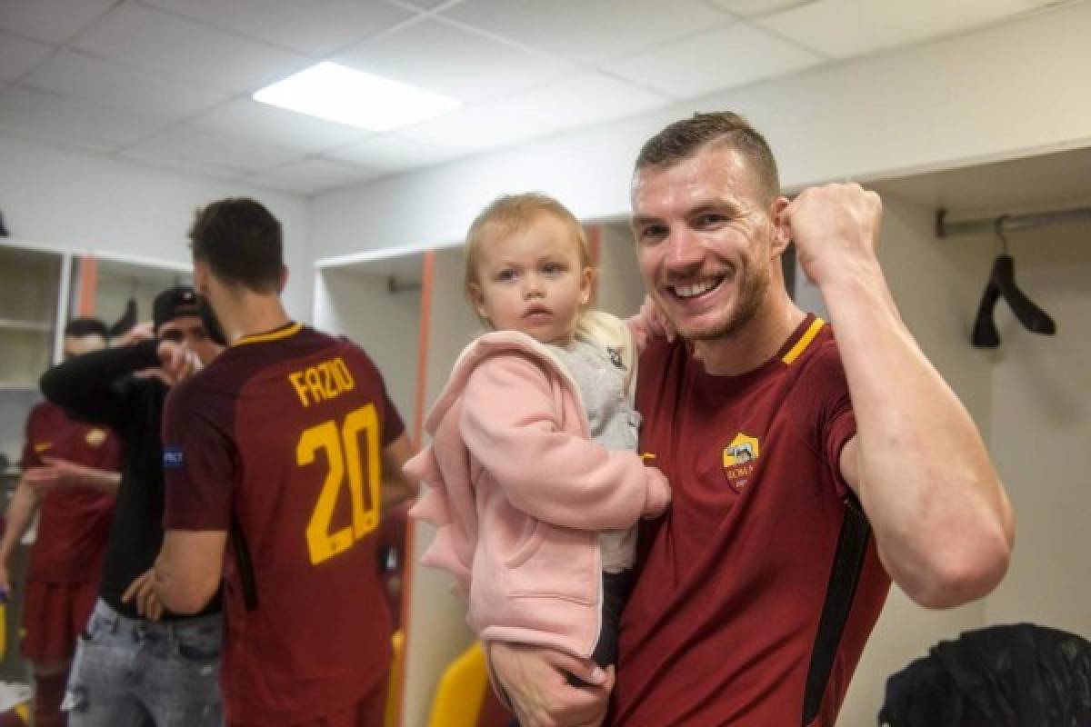 El íntimo festejo de la Roma tras echar al Barcelona de Champions League