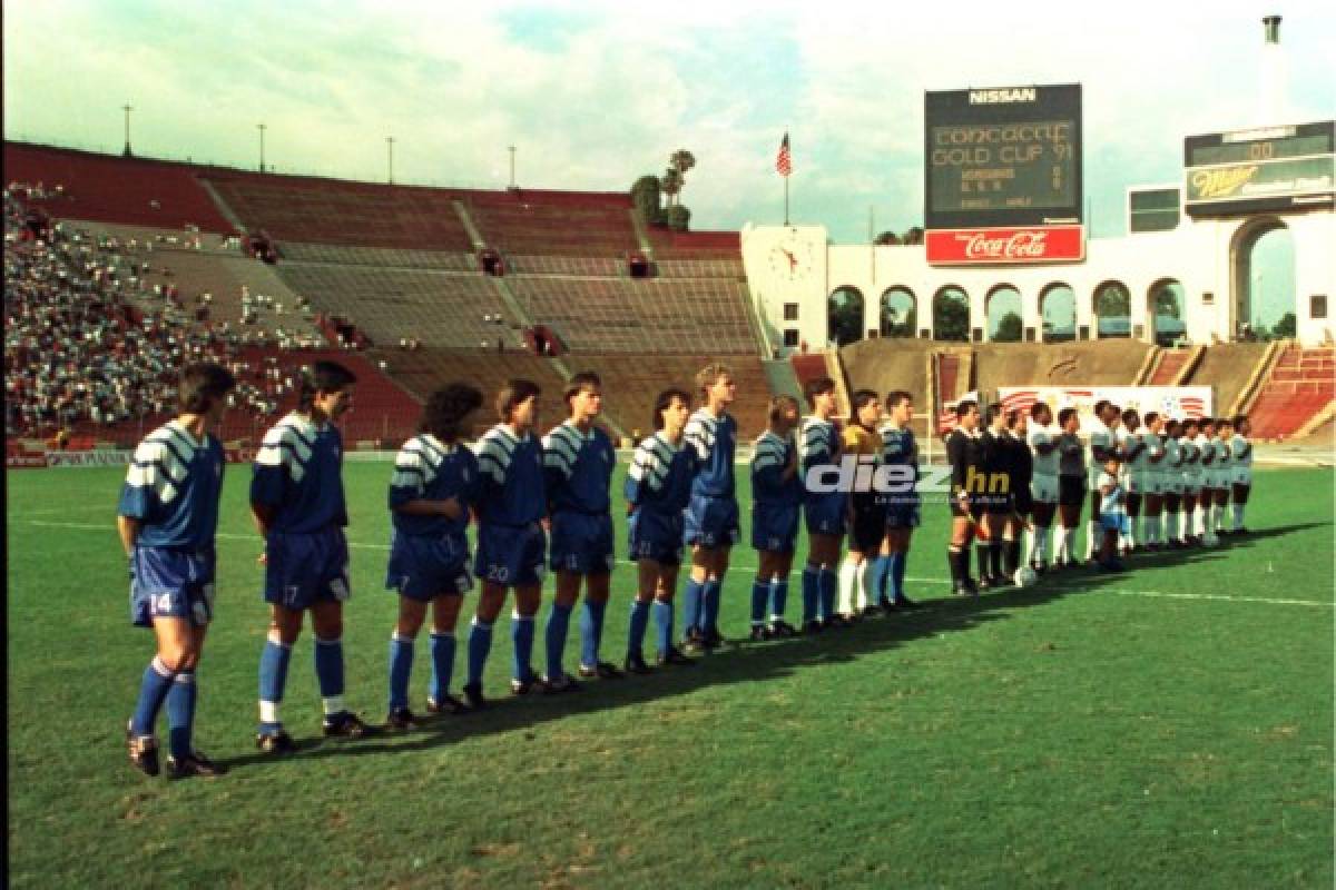 Se cumplen 29 años de la final de Copa Oro que disputó Honduras contra Estados Unidos