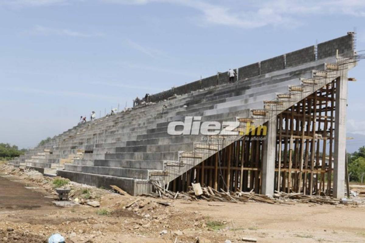¡Una joya! Así avanzan los trabajos del estadio del Parrillas One