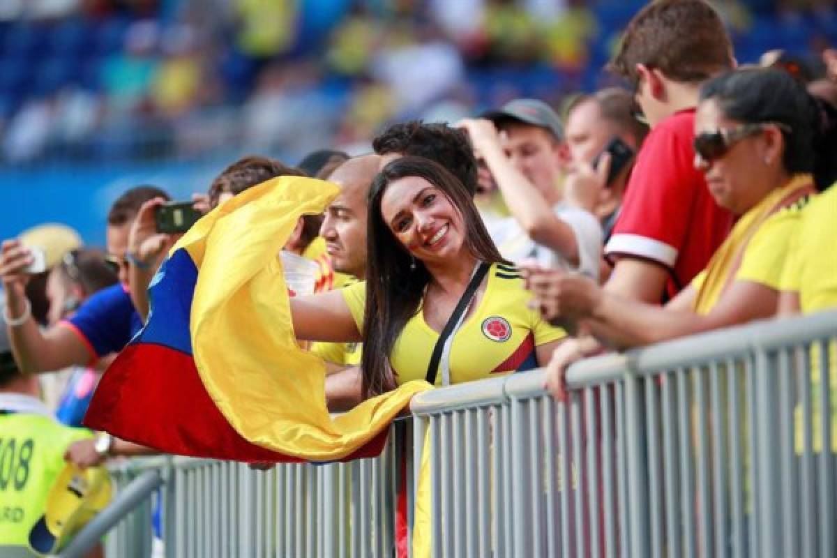 MUÑECAS: Las hermosas colombianas que estuvieron en el Samara Arena de Rusia