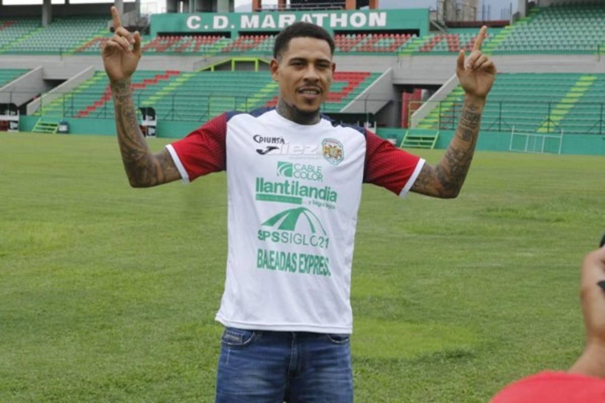 ¡Ya luce la verde! Las imágenes de la presentación de Henry Figueroa con Marathón