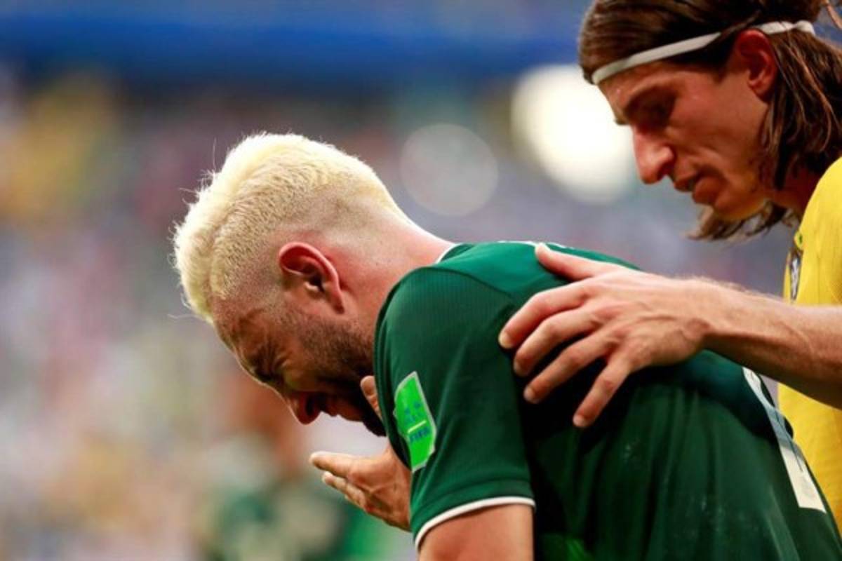 Las desgarradoras fotos de jugadores de México tras eliminación en Rusia 2018