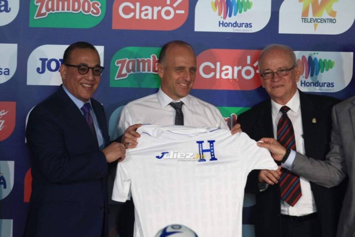 ¿Por qué el 22? Las imágenes de la presentación de Fabián Coito con Honduras