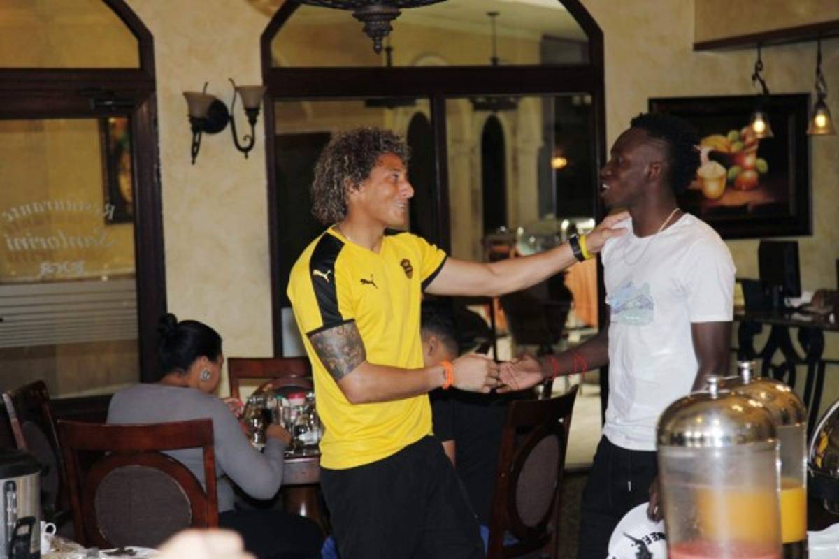 FOTOS: Así fue el desayuno de los cuatro héroes olímpicos de Honduras