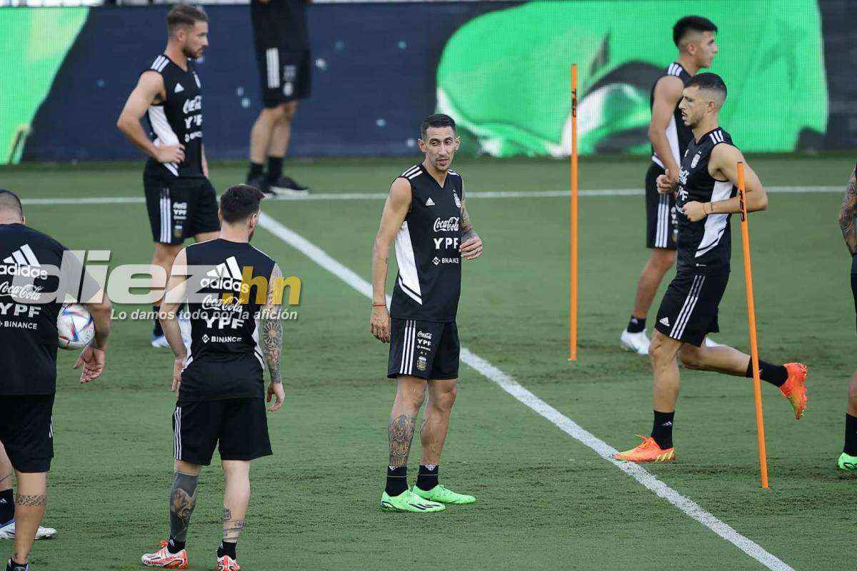 ¿Messi de titular? Así fue el último entrenamiento de Argentina previo al partido ante la Selección de Honduras