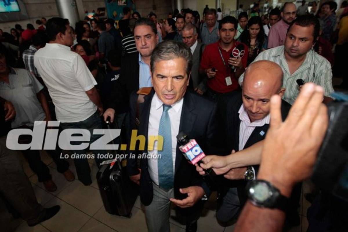 La llegada de Jorge Luis Pinto a Honduras .