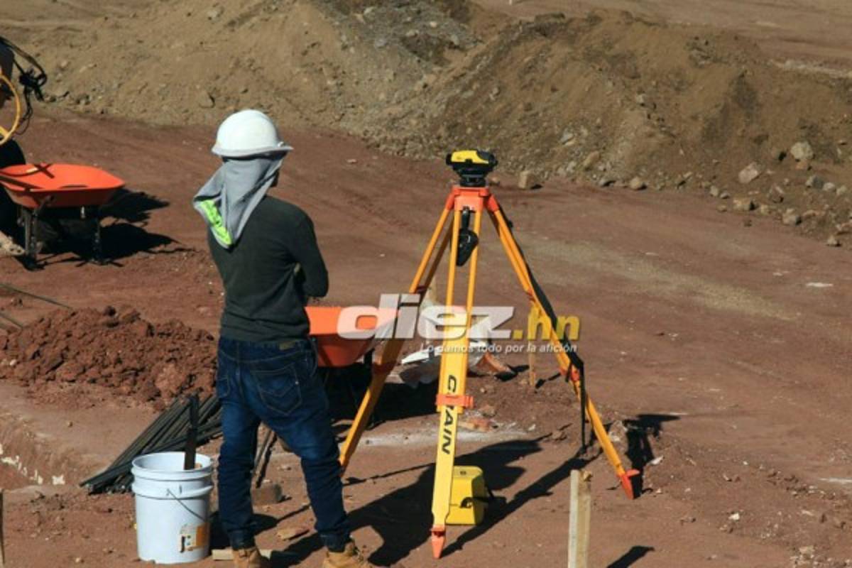 En fotos: El mini estadio que Fenafuth está construyendo en Tegucigalpa