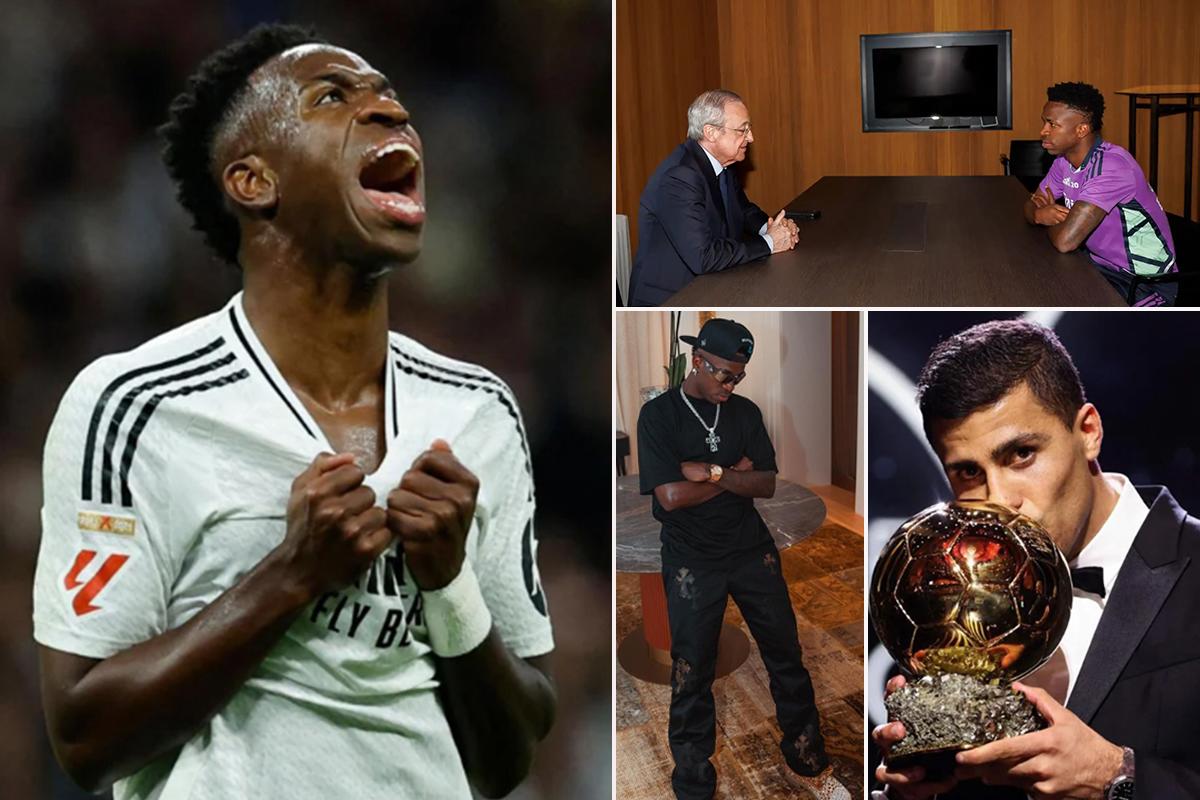 Real Madrid esperó hasta el final: filtraron cómo se enteró Vinicius que no ganaría el Balón de Oro 2024