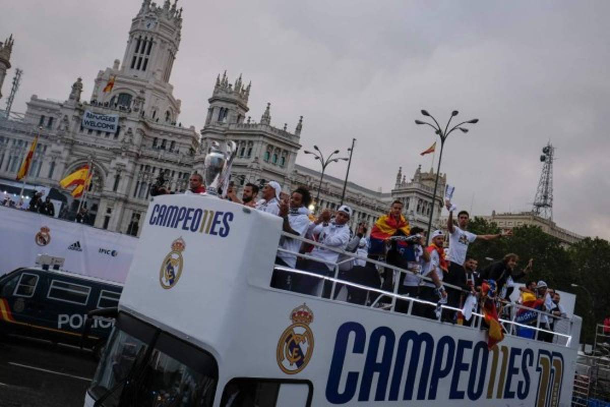 Real Madrid celebra la Undécima en Cibeles con todos sus aficionados