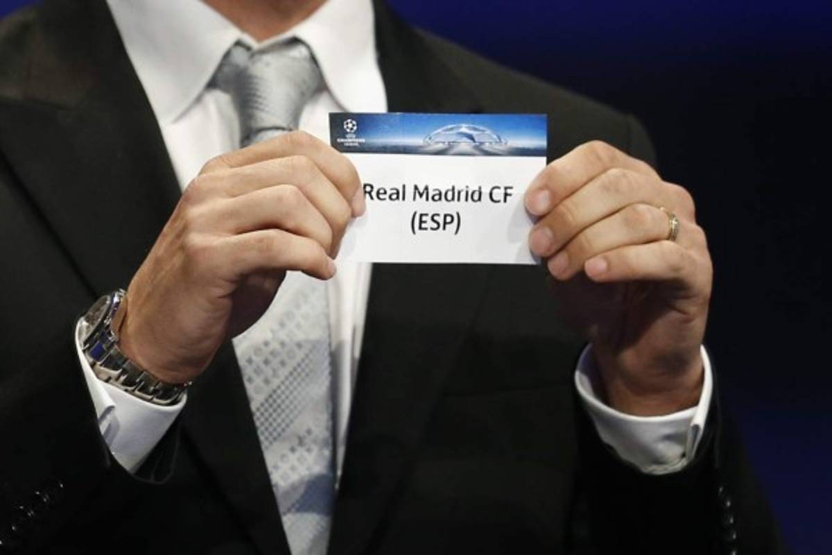 Las mejores fotografías del sorteo de la Champions League