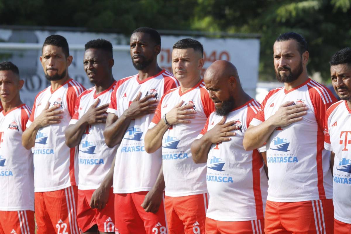 Así lucen actualmente las exfiguras del fútbol de Honduras que juegan en la Liga de Veteranos