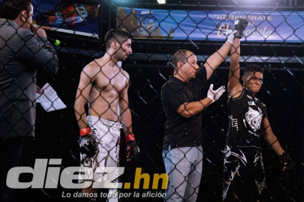 Espectacular velada de artes marciales mixtas de la HFL