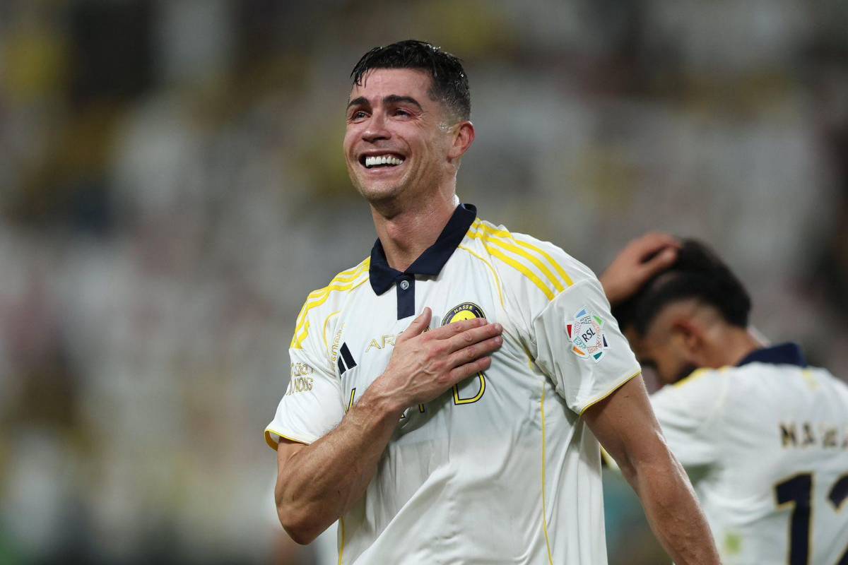 Cristiano Ronaldo se exhibió y lloró: así festejó CR7 su primer título en Arabia