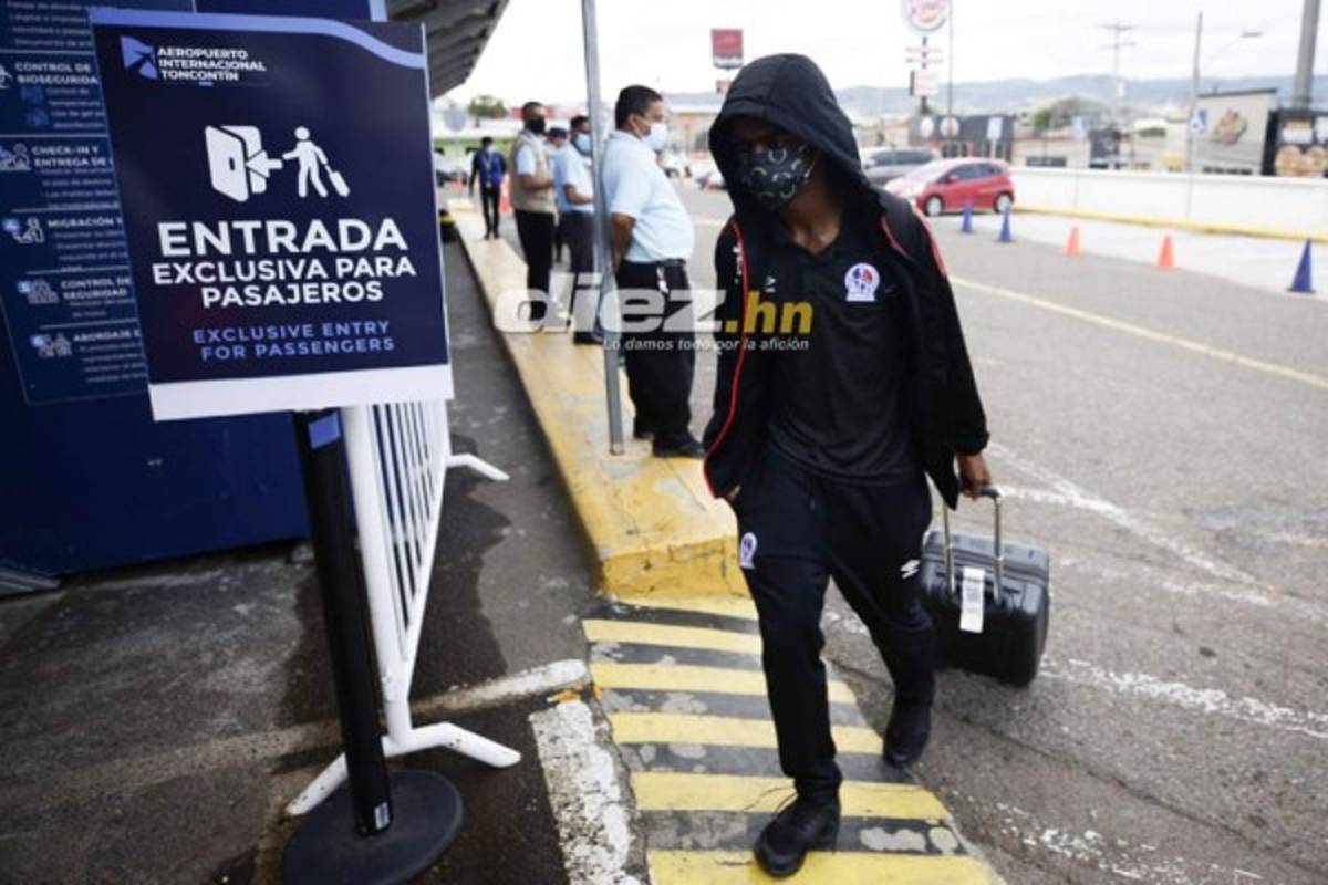 ¡Con las maletas llenas de ilusión! Las postales del viaje del Olimpia a Costa Rica para enfrentar a Alajuelense