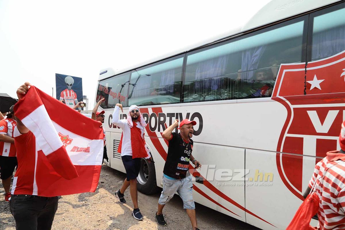 La invasión roja que hubo en Choluteca para la “final” entre UPN y Vida por el no descenso en la Liga Nacional
