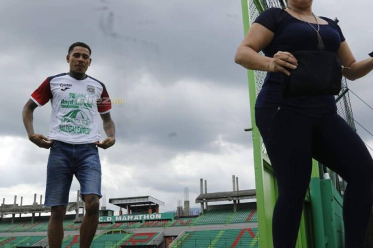 ¡Ya luce la verde! Las imágenes de la presentación de Henry Figueroa con Marathón