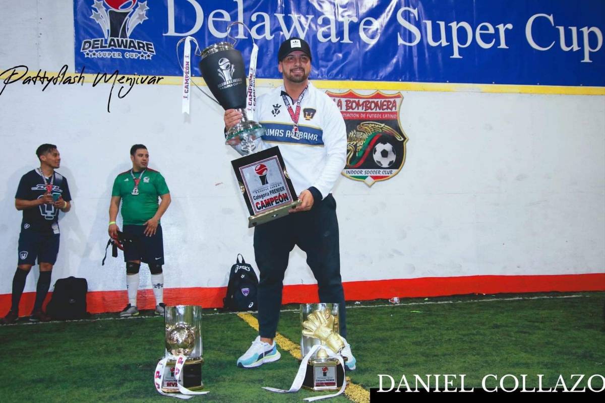 Daniel Collazo, el técnico argentino que conquistó 22 títulos en el 2023 en Estados Unidos y sueña con dirigir en Honduras