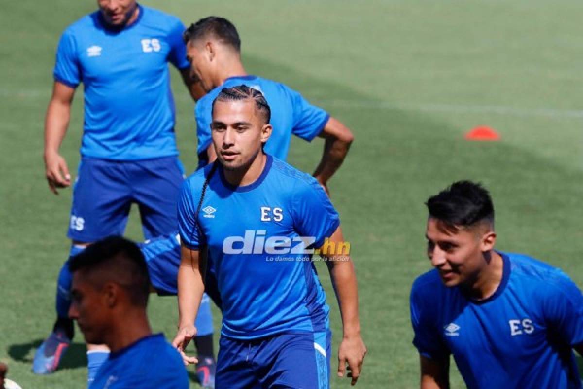 ¿Quién es la chica? Así fue el entreno de El Salvador previo al juego con Honduras