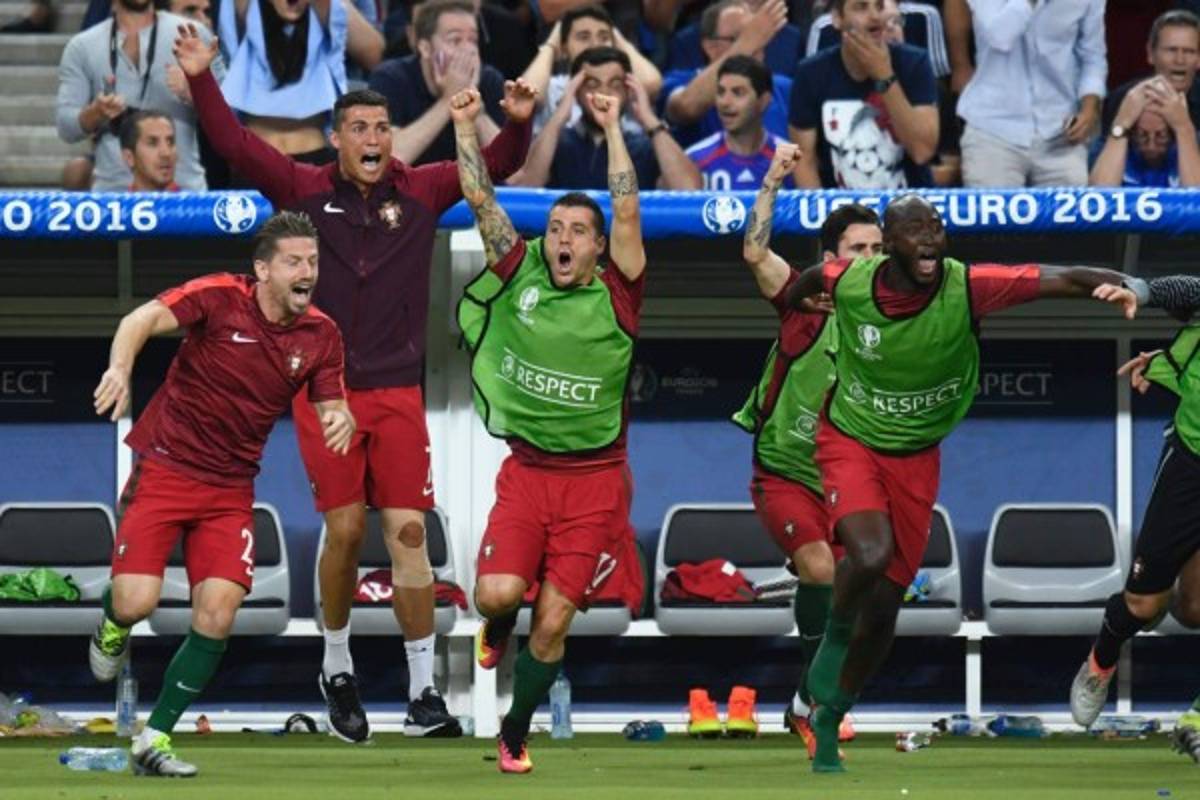 Así celebró Cristiano Ronaldo su primer título con la selección de Portugal al ganar la Eurocopa