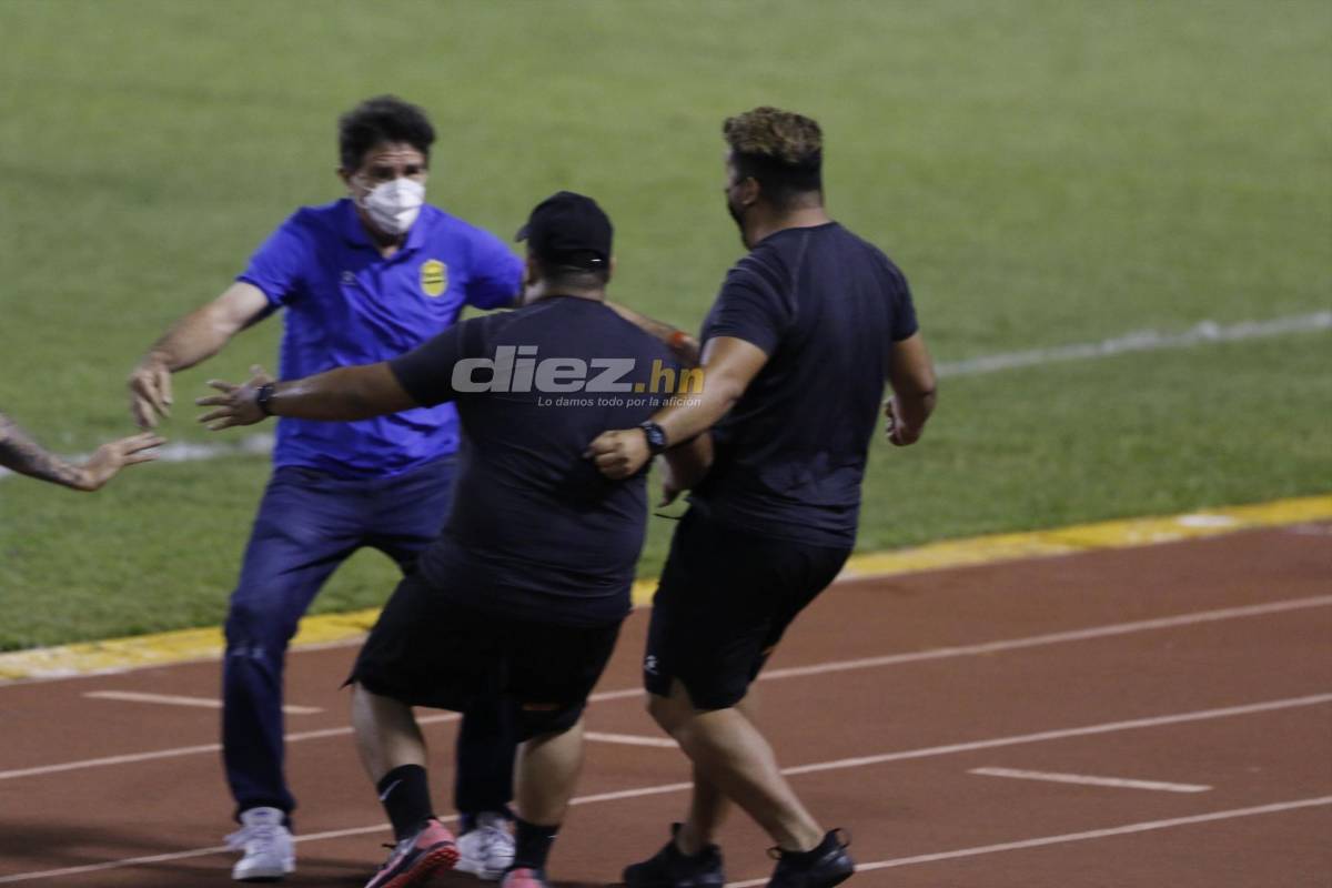 El pleito en las gradas del Olímpico, el eufórico festejo de Héctor Vargas ante su ex y la frustración de Keosseián