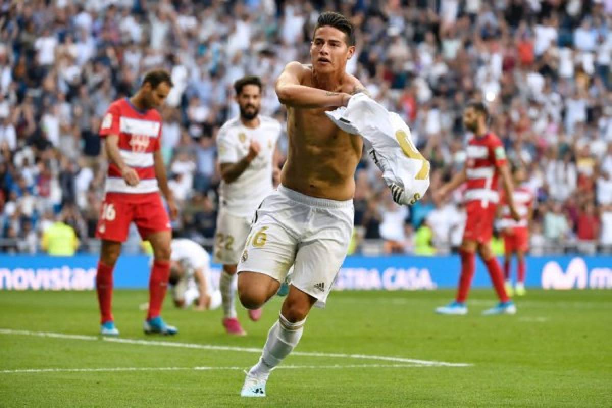 Real Madrid: La descarga de James Rodríguez y desata la locura en el Bernabéu