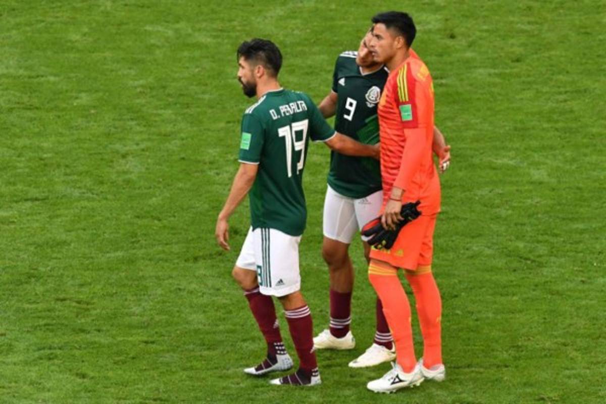 Las desgarradoras fotos de jugadores de México tras eliminación en Rusia 2018