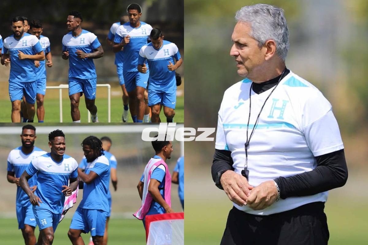 Primer entrenamiento de la Selección de Honduras en California previo al decisivo duelo ante Curazao en la Copa Oro