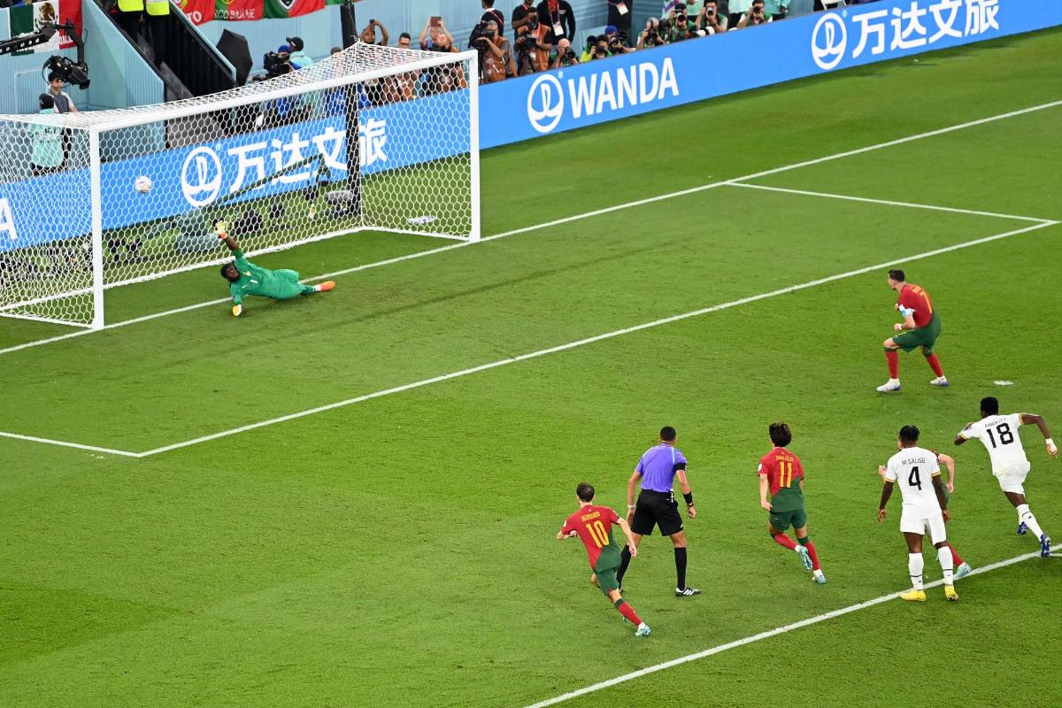 No se vio en TV: La celebración de Ghana a lo CR7; el llanto de Cristiano y la polémica en el penal de Portugal