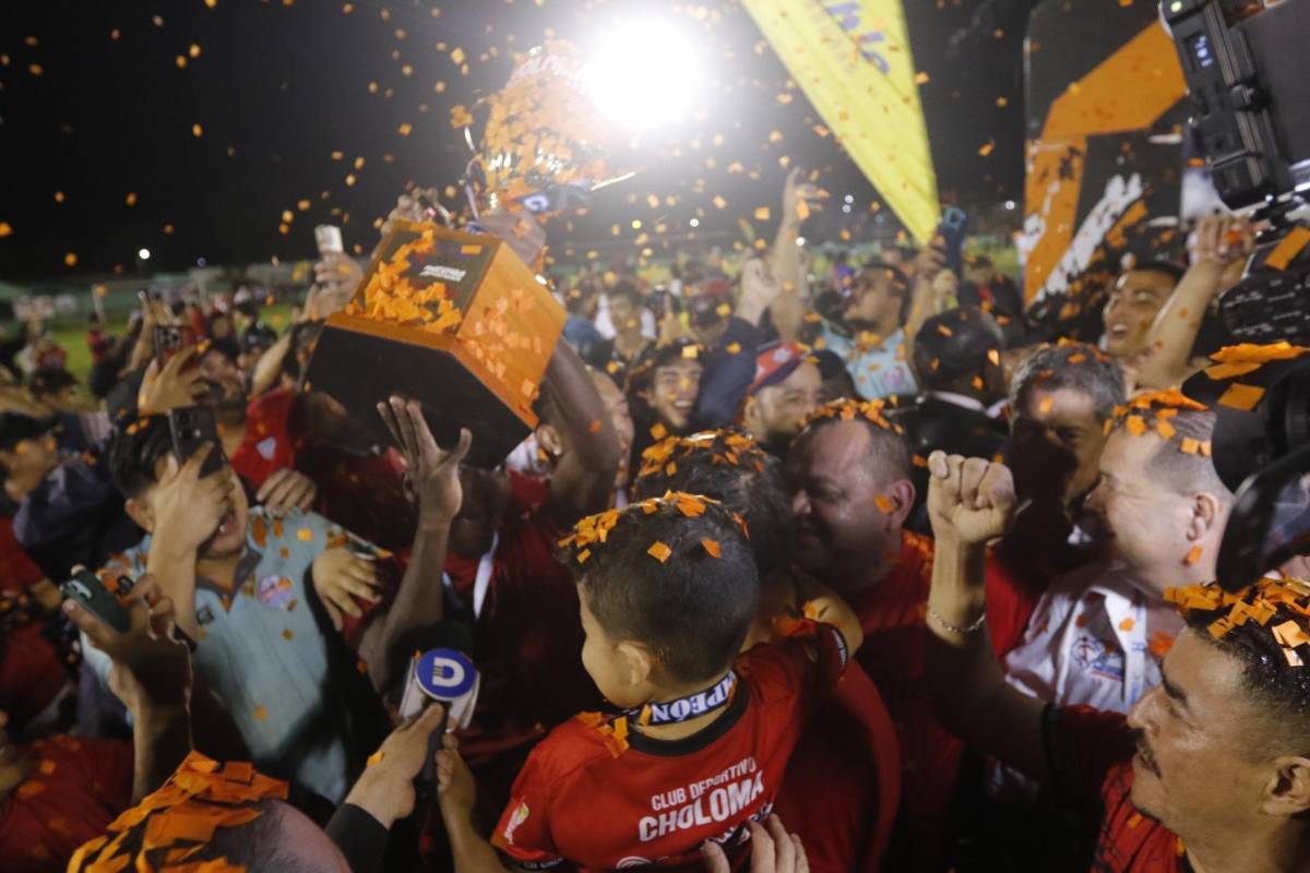 ¡Choloma celebró a lo grande! Los maquileros desataron la locura en la ciudad con la conquista del torneo Apertura de la Liga de Ascenso de Honduras
