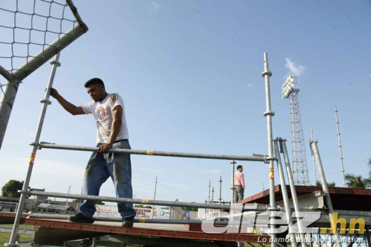 FOTOS: Así preparan el Humberto Micheletti para coronar al nuevo campeón