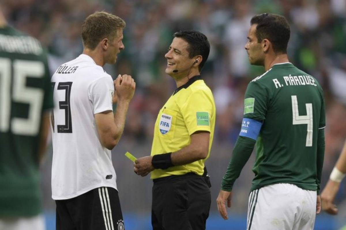 NO VISTE EN TV: El festejo de México, las caras tristes de Alemania y un crack en el estadio