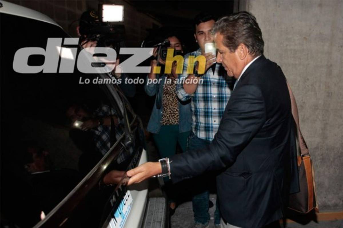 La llegada de Jorge Luis Pinto a Honduras .