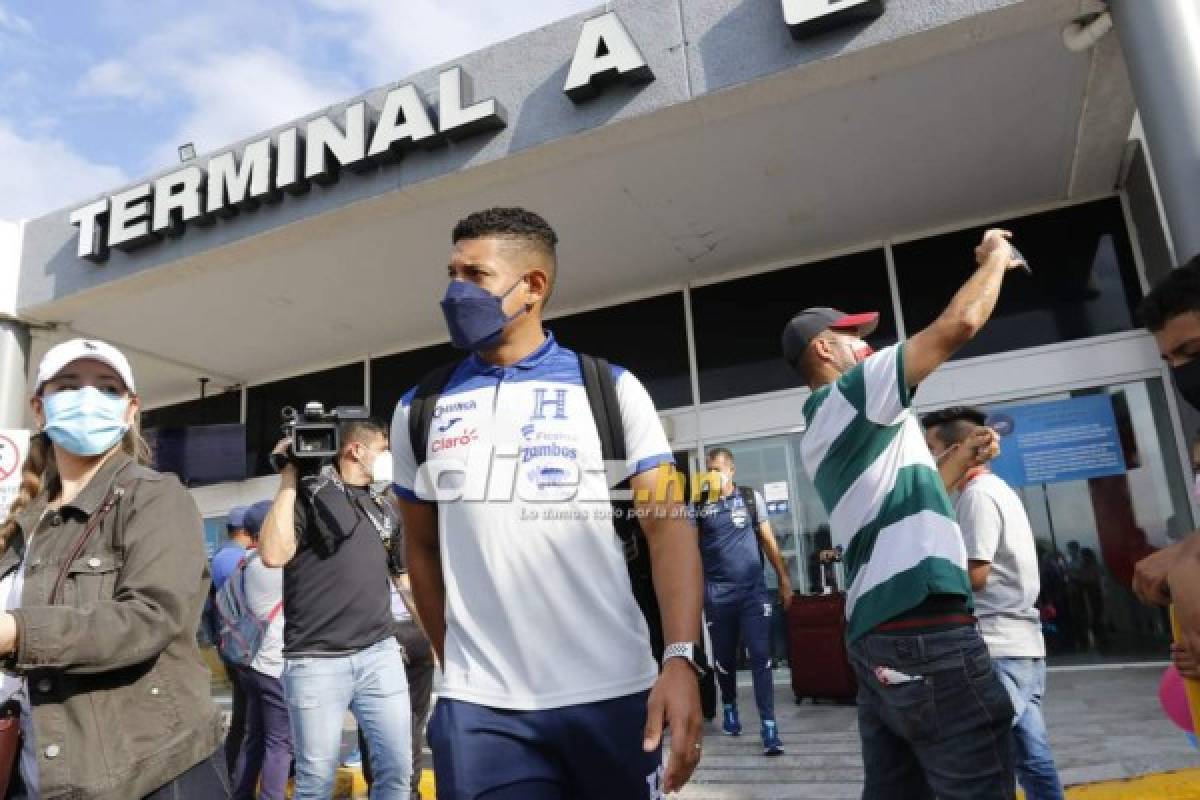 Fotos: Así fue regreso de la Selección de Honduras tras la amarga derrota sufrida en Costa Rica