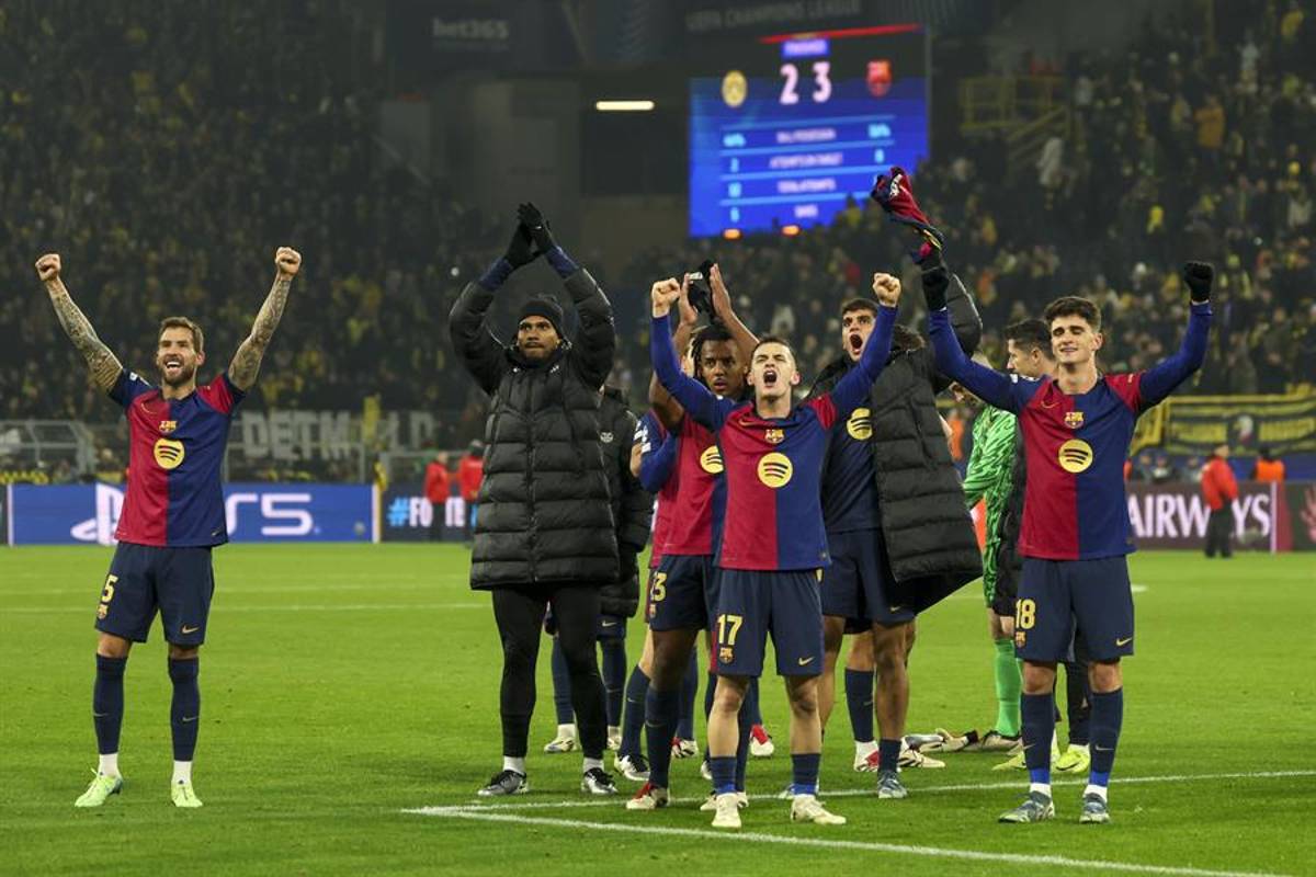 Sigue la crisis del City de Pep Guardiola, la celebración del Barcelona en Dortmund y el club con la mejor racha en Europa
