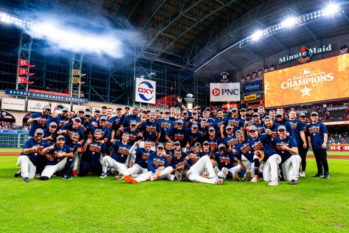 Mauricio Dubón recibió sorpresa y Astros de Houston desatan locura en celebración tras ganar división oeste en MLB