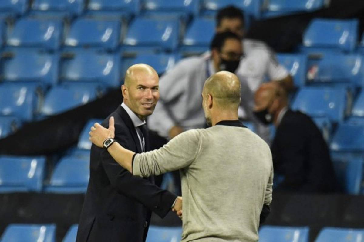 El gesto de Ramos y así fueron captados Guardiola y Zidane tras la eliminación del Real Madrid