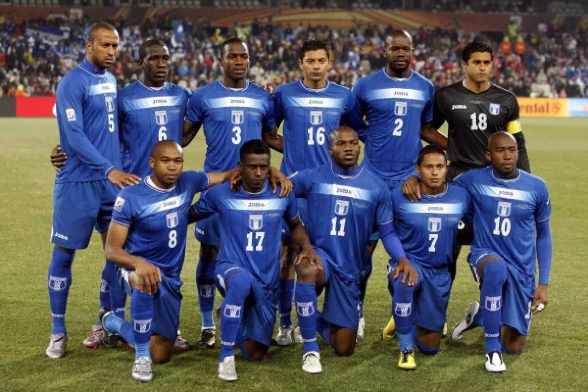 Las camisetas que ha vestido la selección de Honduras en su historia