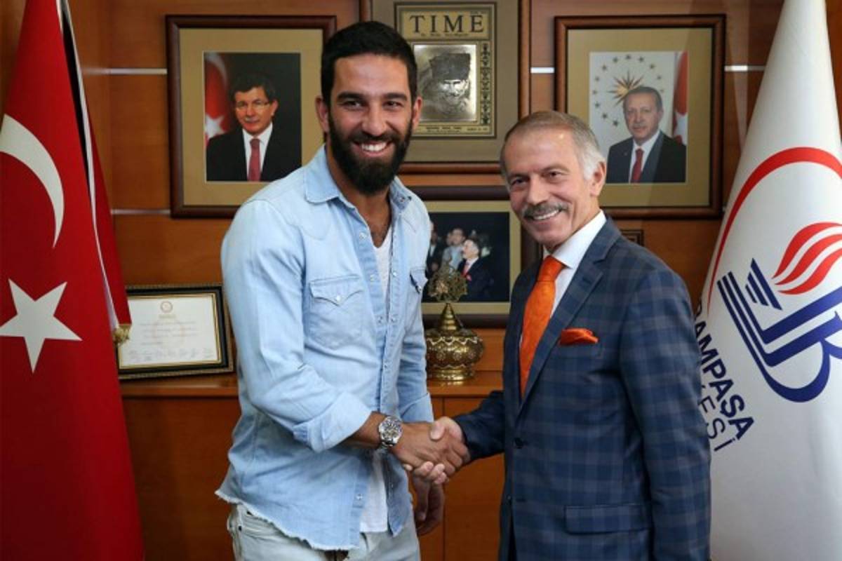 La presentación Arda Turan, nuevo fichaje del FC Barcelona,
