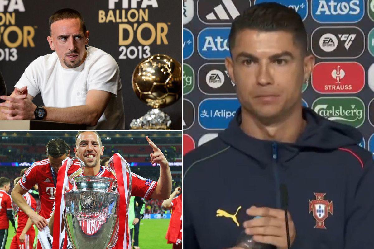 Ribéry sigue picado: le respondió a Cristiano Ronaldo tras dar su opinión sobre el Balón de Oro