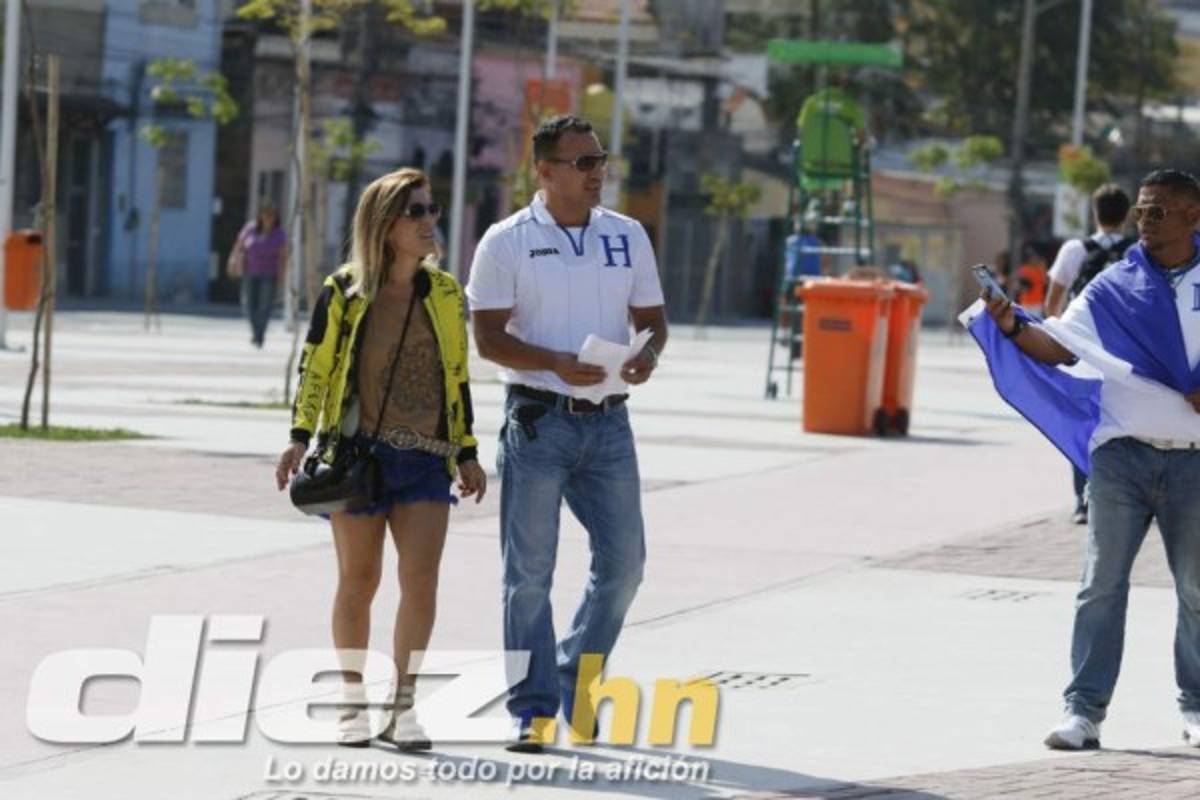 Así se vive el ambiente previo al juego Honduras vs Argelia