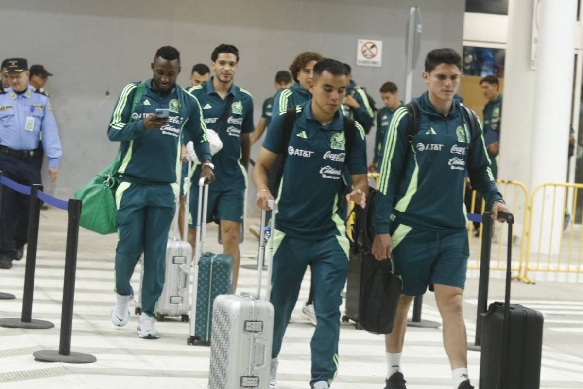 Selección Mexicana llega a Honduras: sonrientes y llenos de confianza, la plantilla se instaló en San Pedro Sula